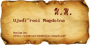 Ujvárosi Magdolna névjegykártya